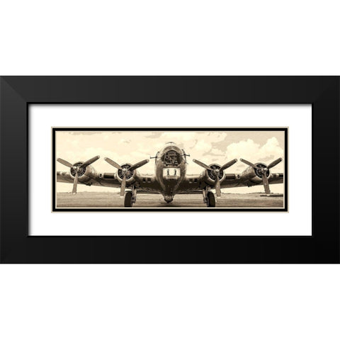 Up Black Modern Wood Framed Art Print with Double Matting by Allen, Kimberly