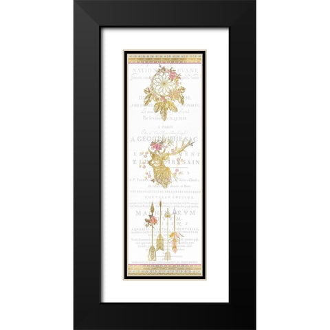 Free Spirit Panel Black Modern Wood Framed Art Print with Double Matting by Allen, Kimberly