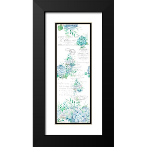 Recharge Panel Black Modern Wood Framed Art Print with Double Matting by Allen, Kimberly