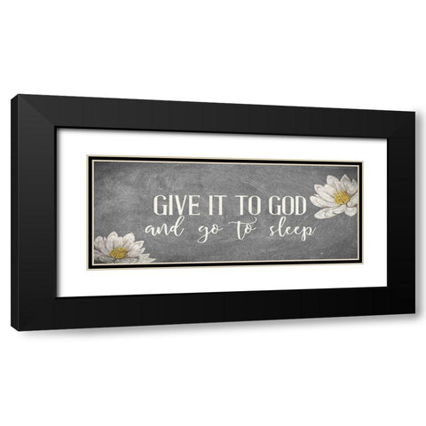 Give It 2 Black Modern Wood Framed Art Print with Double Matting by Allen, Kimberly