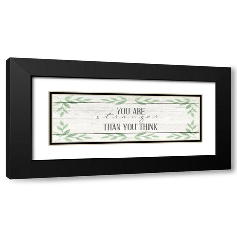You Are Black Modern Wood Framed Art Print with Double Matting by Allen, Kimberly
