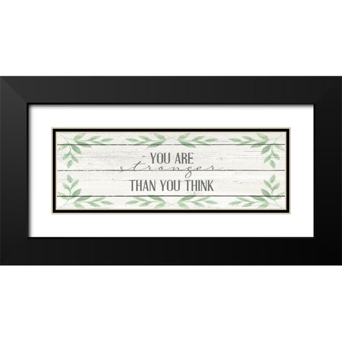 You Are Black Modern Wood Framed Art Print with Double Matting by Allen, Kimberly
