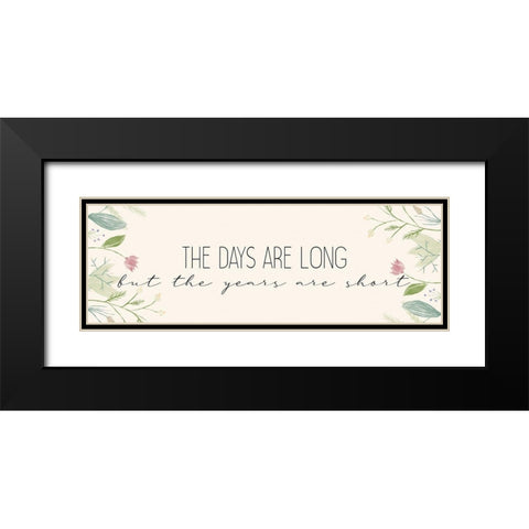 The Years Black Modern Wood Framed Art Print with Double Matting by Allen, Kimberly