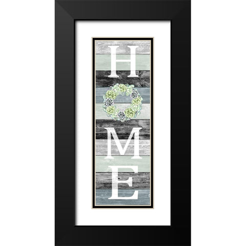 Home Panel Black Modern Wood Framed Art Print with Double Matting by Allen, Kimberly