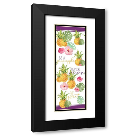 Be Sweet Black Modern Wood Framed Art Print with Double Matting by Allen, Kimberly