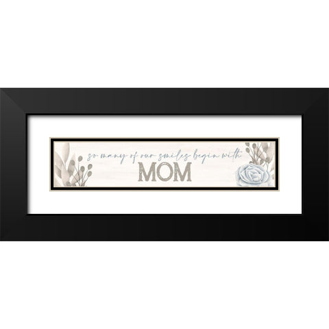 So Many Black Modern Wood Framed Art Print with Double Matting by Allen, Kimberly