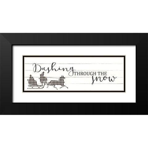 Dashing Black Modern Wood Framed Art Print with Double Matting by Allen, Kimberly