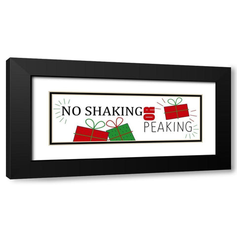 No Shaking Black Modern Wood Framed Art Print with Double Matting by Allen, Kimberly