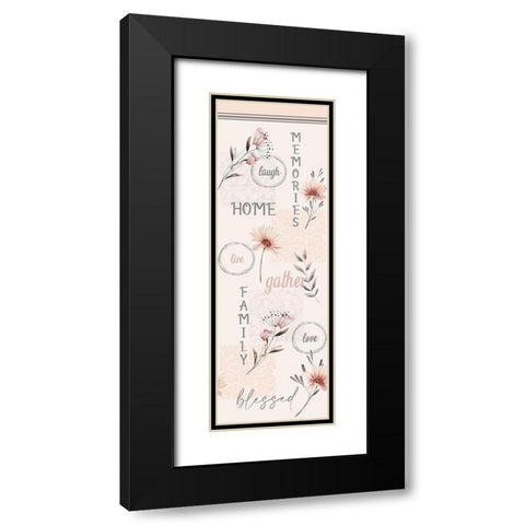Always Blessed Panel Black Modern Wood Framed Art Print with Double Matting by Allen, Kimberly
