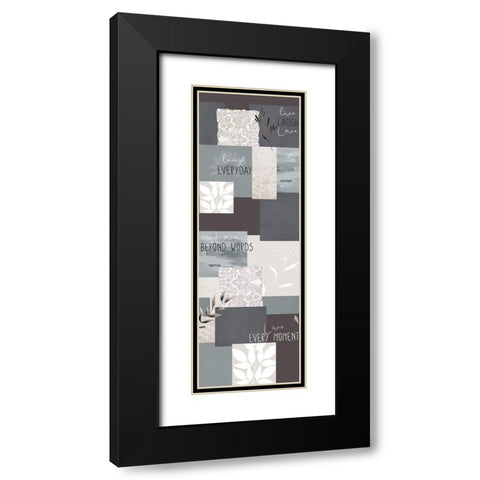 Love Beyond Panel Black Modern Wood Framed Art Print with Double Matting by Allen, Kimberly