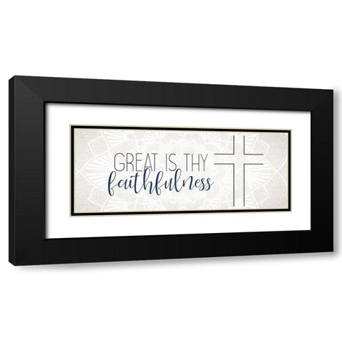 Great Black Modern Wood Framed Art Print with Double Matting by Allen, Kimberly
