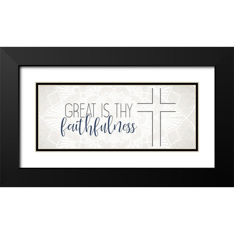 Great Black Modern Wood Framed Art Print with Double Matting by Allen, Kimberly
