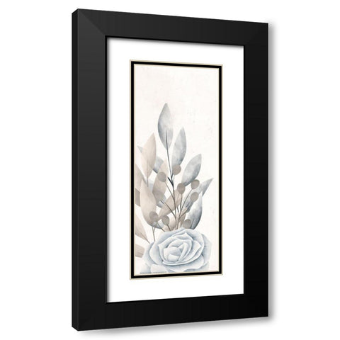 Dusty Blue 2 Black Modern Wood Framed Art Print with Double Matting by Allen, Kimberly