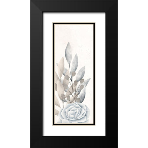 Dusty Blue 2 Black Modern Wood Framed Art Print with Double Matting by Allen, Kimberly