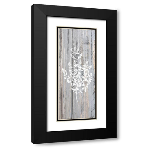 Botanical Wood 2 Black Modern Wood Framed Art Print with Double Matting by Allen, Kimberly