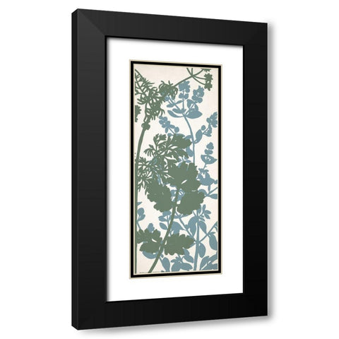 Grow 1 Black Modern Wood Framed Art Print with Double Matting by Allen, Kimberly