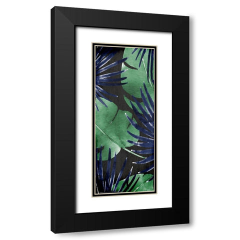 In the Jungle 1 Black Modern Wood Framed Art Print with Double Matting by Allen, Kimberly