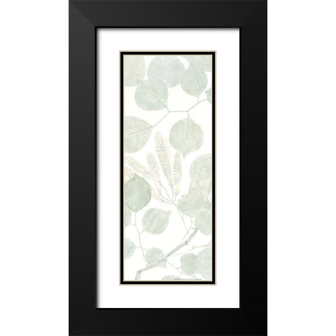 Soft Green 2 Black Modern Wood Framed Art Print with Double Matting by Allen, Kimberly