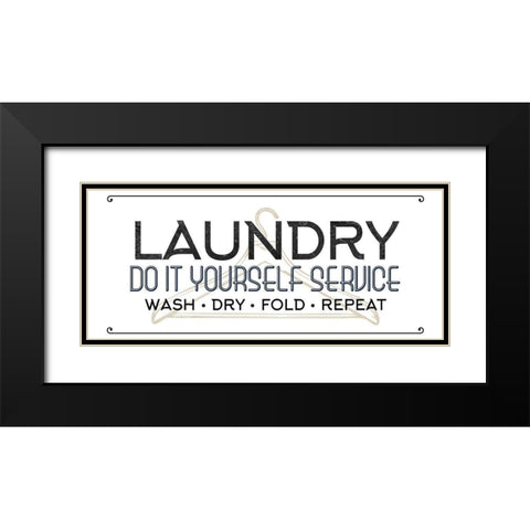 Do It Black Modern Wood Framed Art Print with Double Matting by Allen, Kimberly