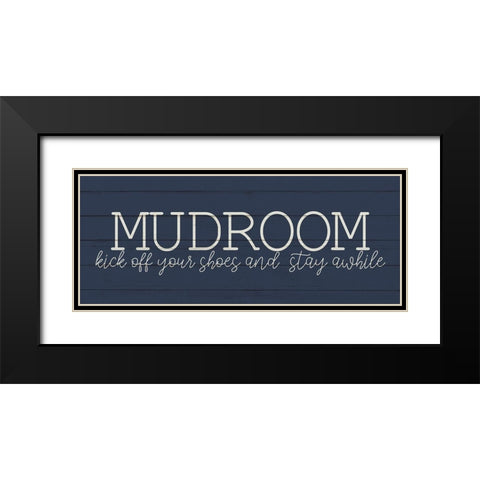 Mudroom Black Modern Wood Framed Art Print with Double Matting by Allen, Kimberly