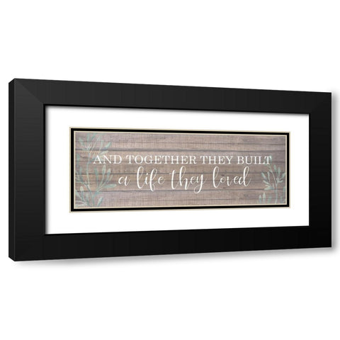 Together Black Modern Wood Framed Art Print with Double Matting by Allen, Kimberly