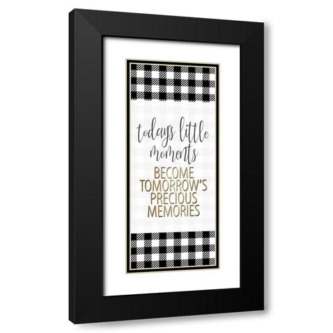 Little Moments 1 Black Modern Wood Framed Art Print with Double Matting by Allen, Kimberly
