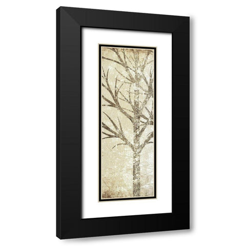 Morning Woods 1 Black Modern Wood Framed Art Print with Double Matting by Allen, Kimberly