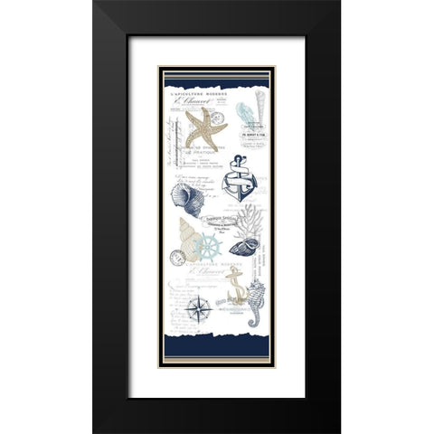 The Sea Black Modern Wood Framed Art Print with Double Matting by Allen, Kimberly