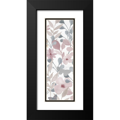 Wildflower Hope Panel B Black Modern Wood Framed Art Print with Double Matting by Allen, Kimberly