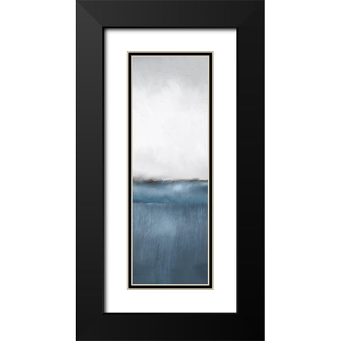 Into the Blue 3 Black Modern Wood Framed Art Print with Double Matting by Allen, Kimberly