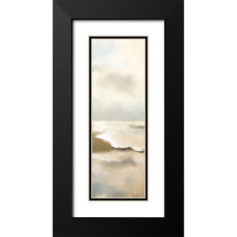Golden Sea 1 Black Modern Wood Framed Art Print with Double Matting by Allen, Kimberly