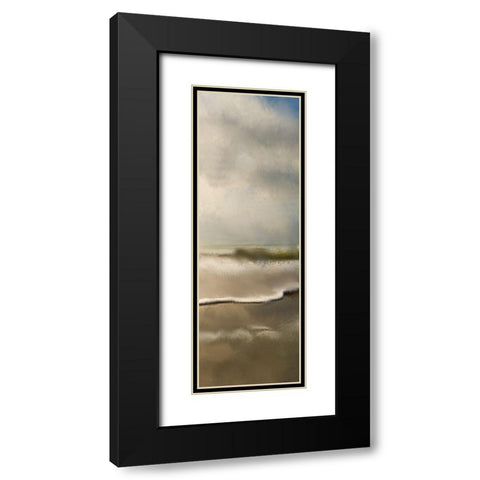 Golden Sea 3 Black Modern Wood Framed Art Print with Double Matting by Allen, Kimberly
