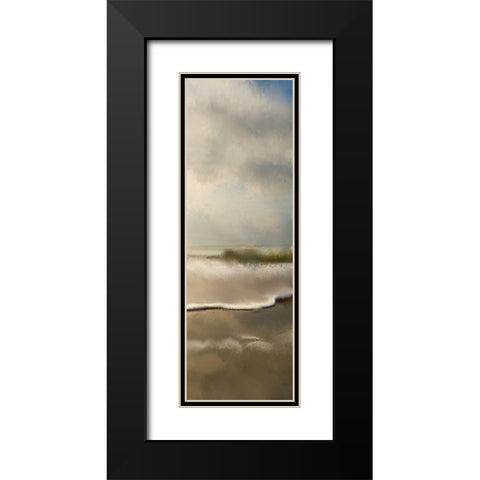 Golden Sea 3 Black Modern Wood Framed Art Print with Double Matting by Allen, Kimberly