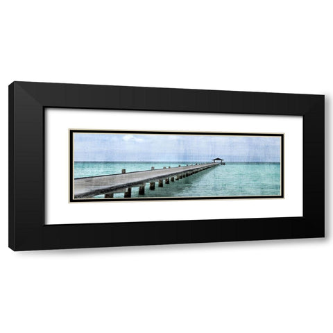 Paradise Black Modern Wood Framed Art Print with Double Matting by Allen, Kimberly