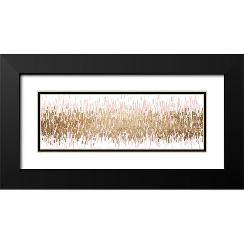 Blush Balance Black Modern Wood Framed Art Print with Double Matting by Allen, Kimberly