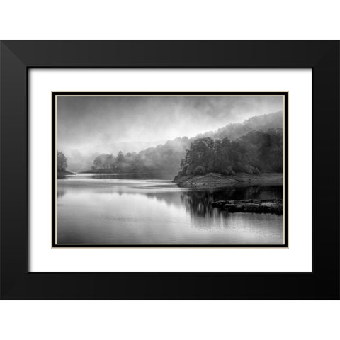 Dusk Black Modern Wood Framed Art Print with Double Matting by Allen, Kimberly