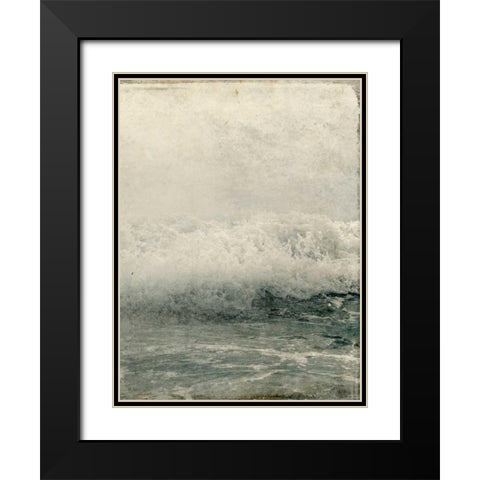 Ocean Waves 2 Black Modern Wood Framed Art Print with Double Matting by Allen, Kimberly