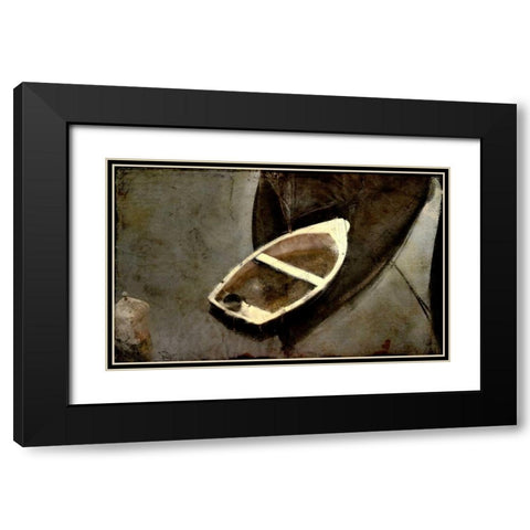 Reflection Black Modern Wood Framed Art Print with Double Matting by Allen, Kimberly