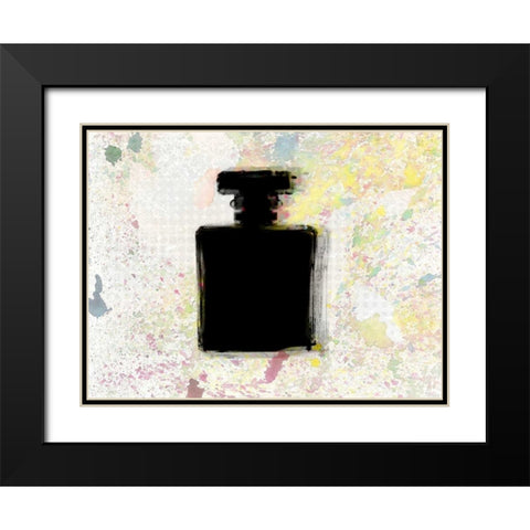 Perfume  Silhouette Black Modern Wood Framed Art Print with Double Matting by Allen, Kimberly