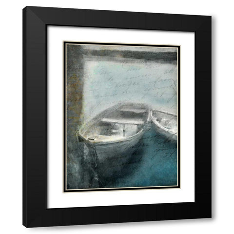Lake Dusk 2c Black Modern Wood Framed Art Print with Double Matting by Allen, Kimberly