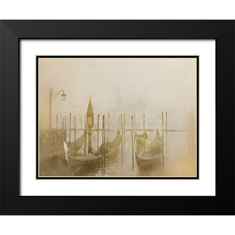 Venice at Dusk Black Modern Wood Framed Art Print with Double Matting by Allen, Kimberly
