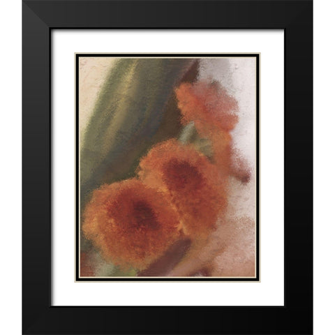 Fall Blooms 1 Black Modern Wood Framed Art Print with Double Matting by Kimberly, Allen