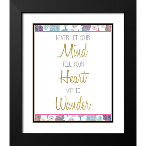 Wild 7 Black Modern Wood Framed Art Print with Double Matting by Kimberly, Allen