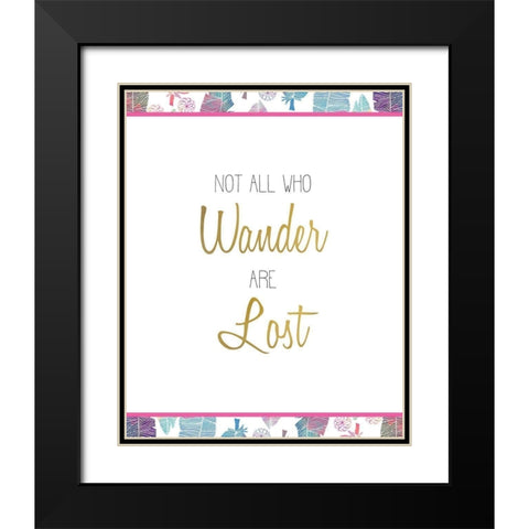 Wild 8 Black Modern Wood Framed Art Print with Double Matting by Kimberly, Allen