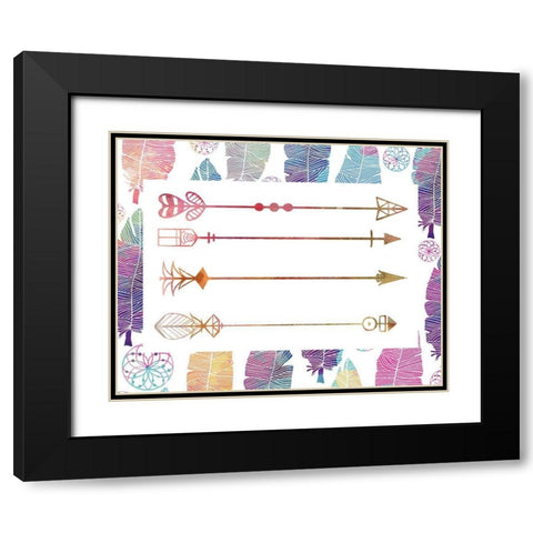 Wild 4 Black Modern Wood Framed Art Print with Double Matting by Kimberly, Allen