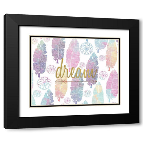 Wild Black Modern Wood Framed Art Print with Double Matting by Kimberly, Allen