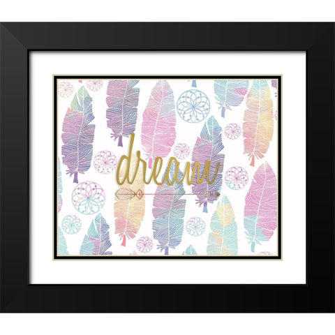 Wild Black Modern Wood Framed Art Print with Double Matting by Kimberly, Allen