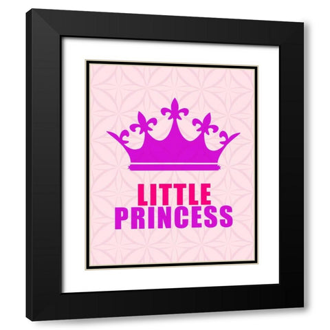 Princess Black Modern Wood Framed Art Print with Double Matting by Allen, Kimberly
