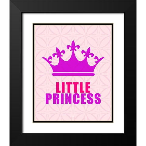 Princess Black Modern Wood Framed Art Print with Double Matting by Allen, Kimberly