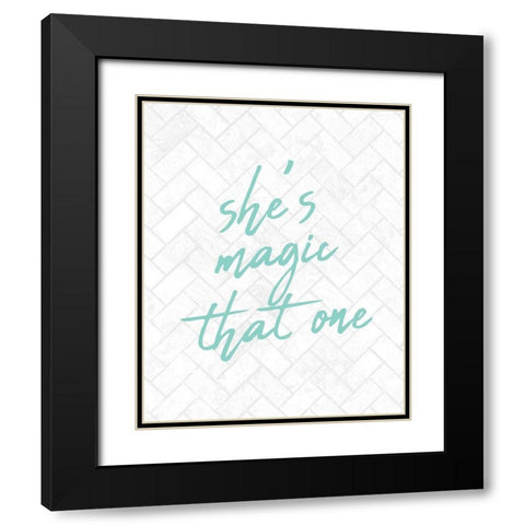 Magic Black Modern Wood Framed Art Print with Double Matting by Kimberly, Allen
